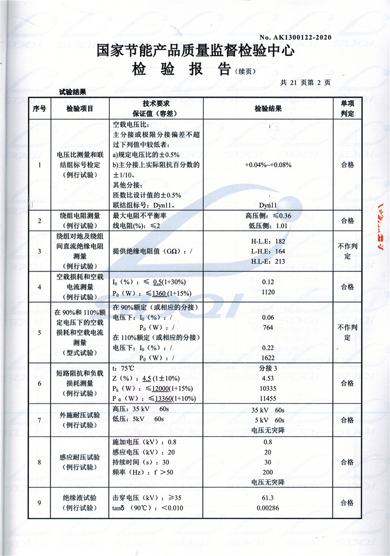 高低压试验报告-S11-1250文山文山文山油浸式变压器-2.jpg